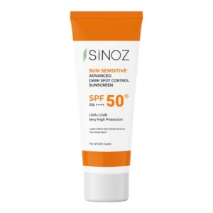 SINOZ švelnus veido kremas nuo saulės ir pigmentinių dėmių SPF50+ SUN SENSITIVE ADVANCED, 50ml