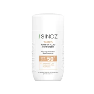 SINOZ tonuojantis veido fluidas nuo saulės SPF50+ TINTED TONE UP FLUID, 50ml