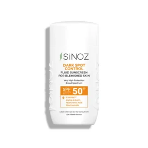SINOZ veido fluidas nuo saulės ir pigmentinių dėmių SPF50+ DARK SPOT CONTROL, 50ml