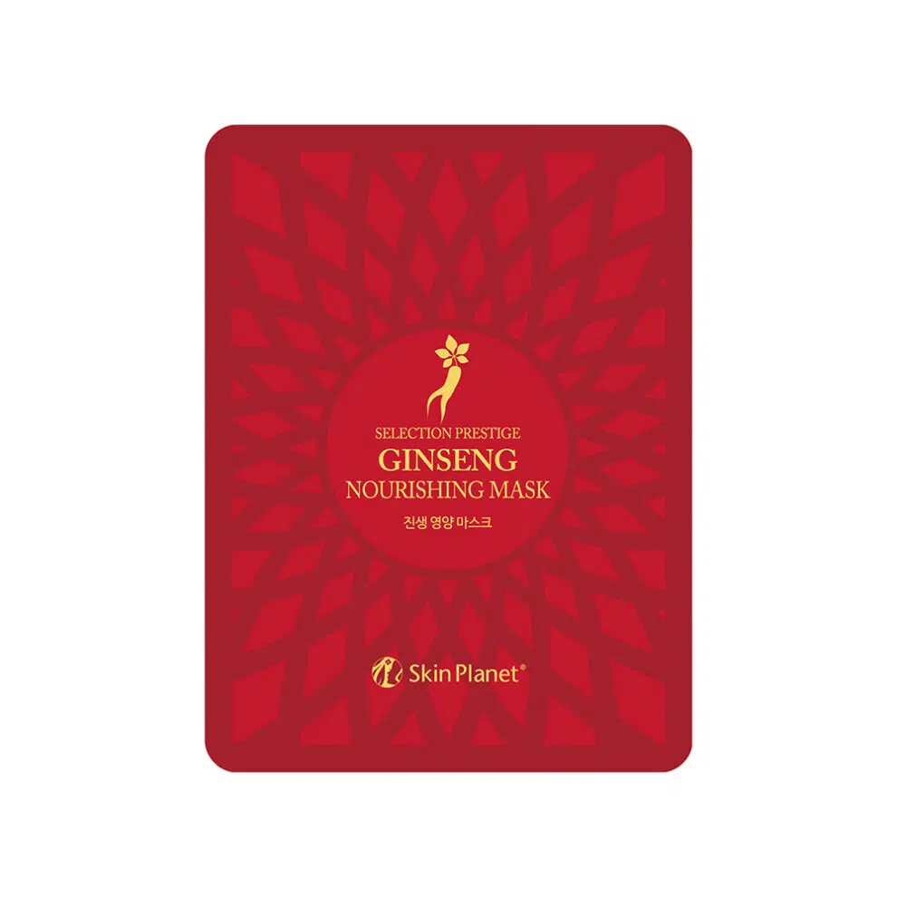 SKIN PLANET SELECTION PRESTIGE GINSENG NOURISHING MASK maitinamoji lakštinė veido kaukė su ženšenio ekstraktu, 25g