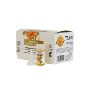 TAHE Anti-frizz Miracle Gold plaukus glotninantis kokteilis su hialurono rūgštimi ir aliejais, 6 x 10 ml