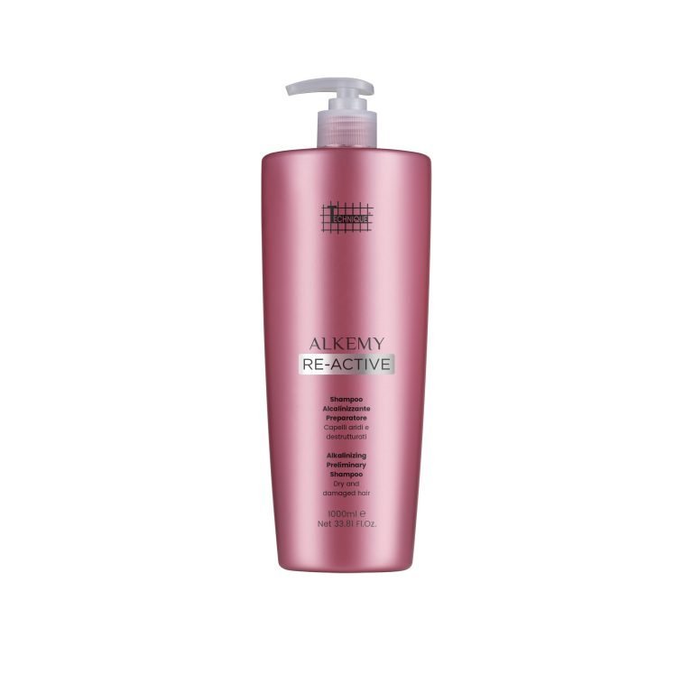 TECHNIQUE ALKEMY RE-ACTIVE (1 žingsnis) paruošiamasis šarminantis šampūnas atstatomajai procedūrai, 1000 ml