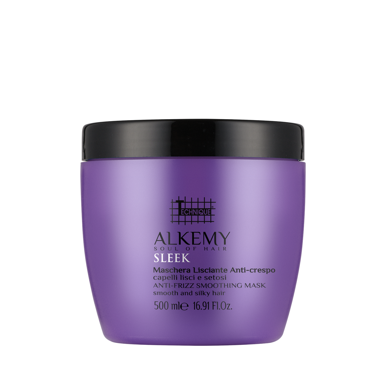 TECHNIQUE ALKEMY SLEEK glotninanti ir apsauganti kaukė plaukams, 500 ml