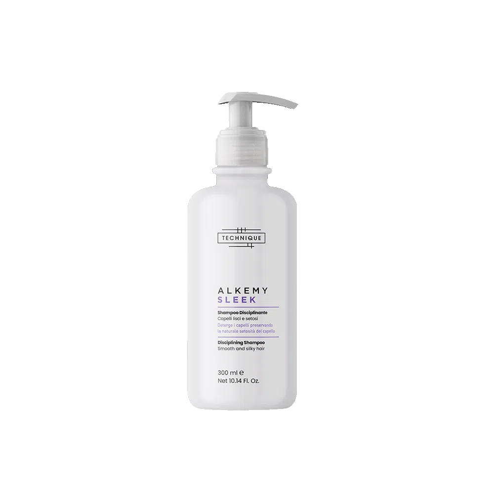 TECHNIQUE ALKEMY SLEEK glotninantis ir apsaugantis šampūnas plaukams, 300 ml
