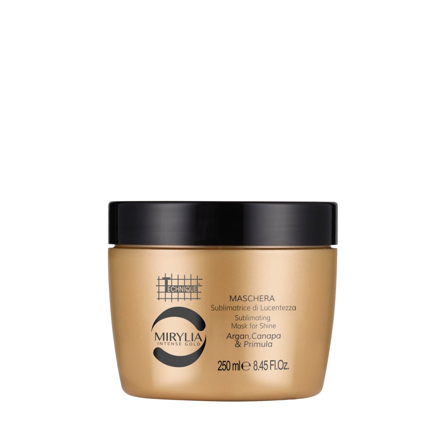TECHNIQUE MIRYLIA INTENSE GOLD atkuriamoji plaukų kaukė, 250 ml