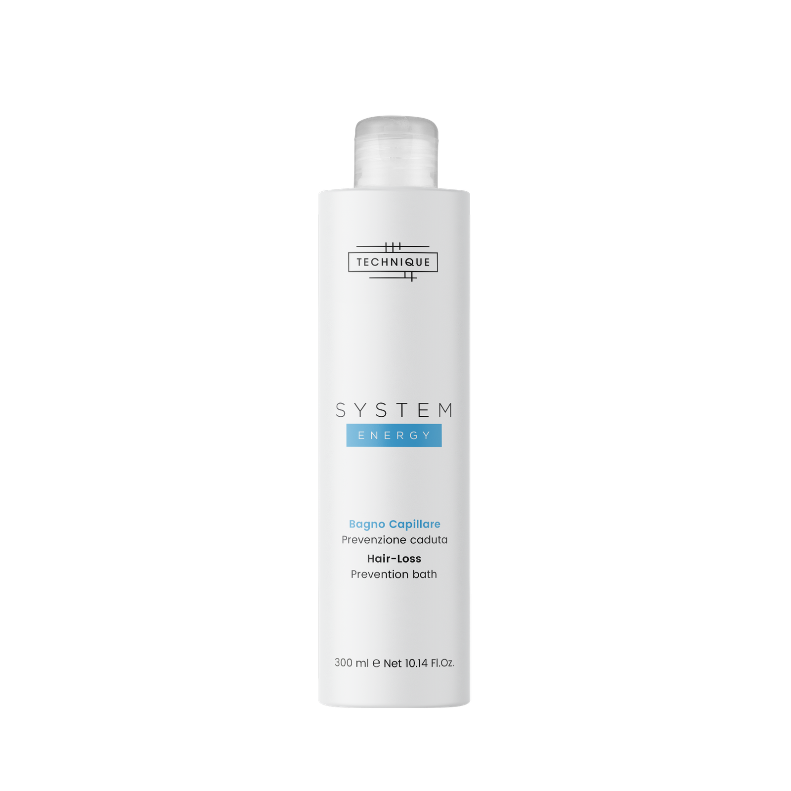 TECHNIQUE SYSTEM ENERGY HAIR BATH šampūnas nuo plaukų slinkimo, 300 ml