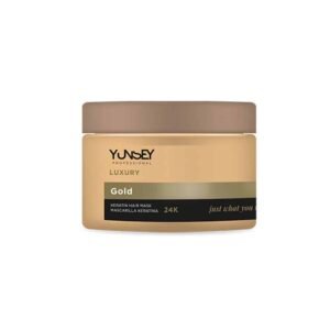 YUNSEY LUXURY MASK 24K GOLD KERATINE kaukė su 24k auksu ir keratinu, 500 ml