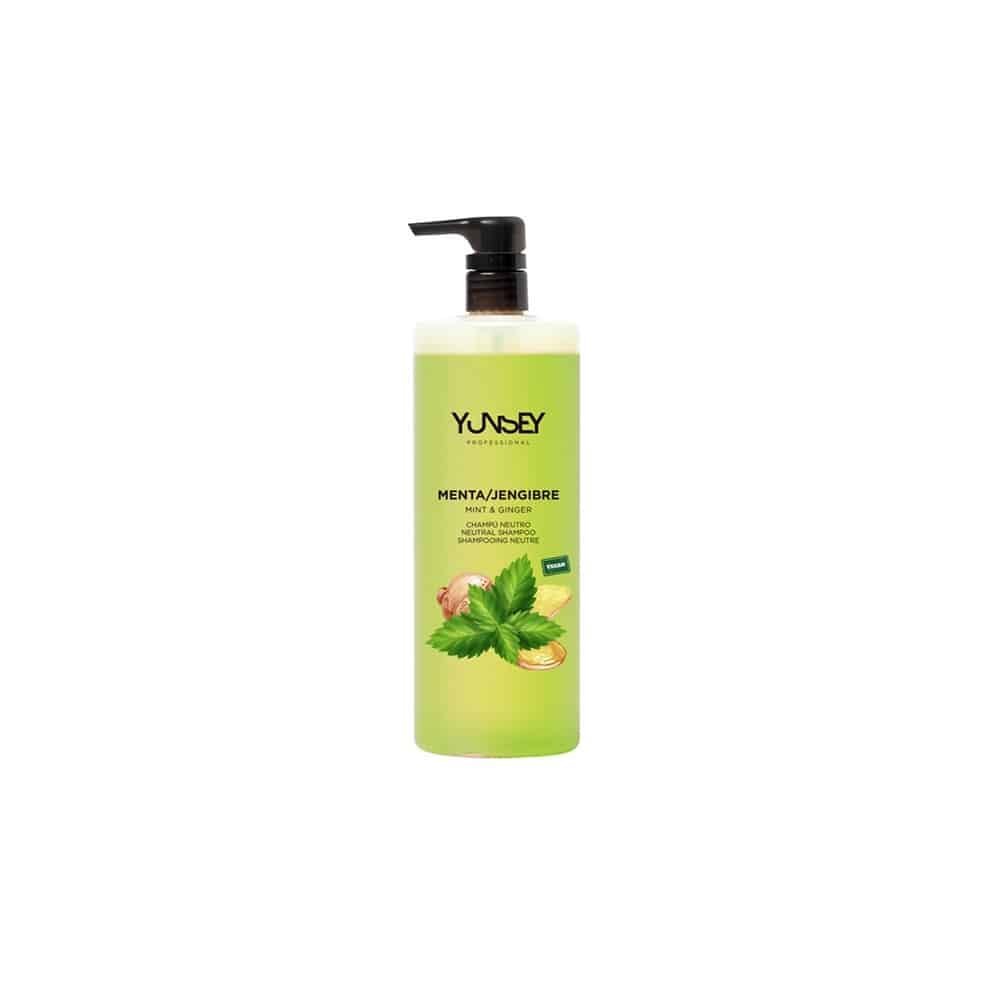 YUNSEY NEUTRAL SHAMPOO MINT&GINGER plaukų šampūnas mėtų ir imbiero kvapo, 1000 ml
