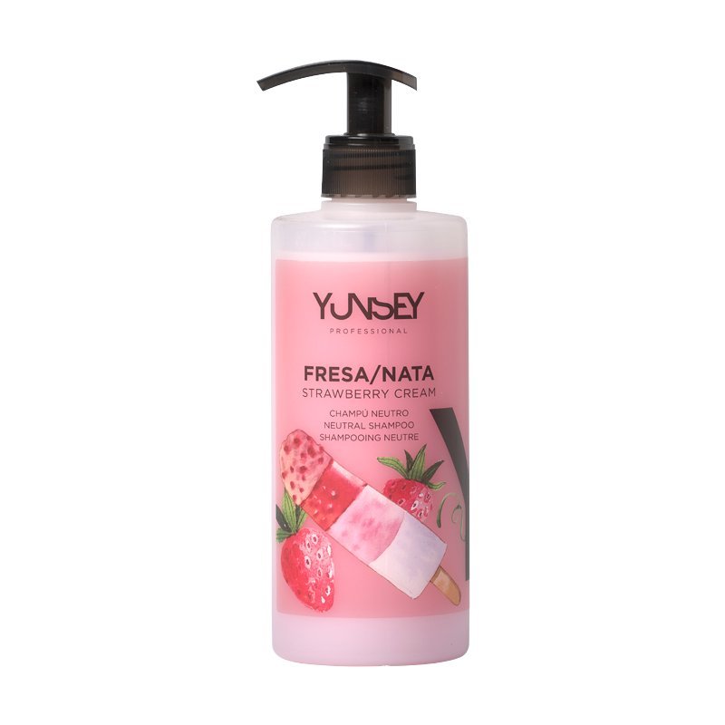 YUNSEY braškių ir grietinėlės kvapo aromatinis šampūnas, 400 ml