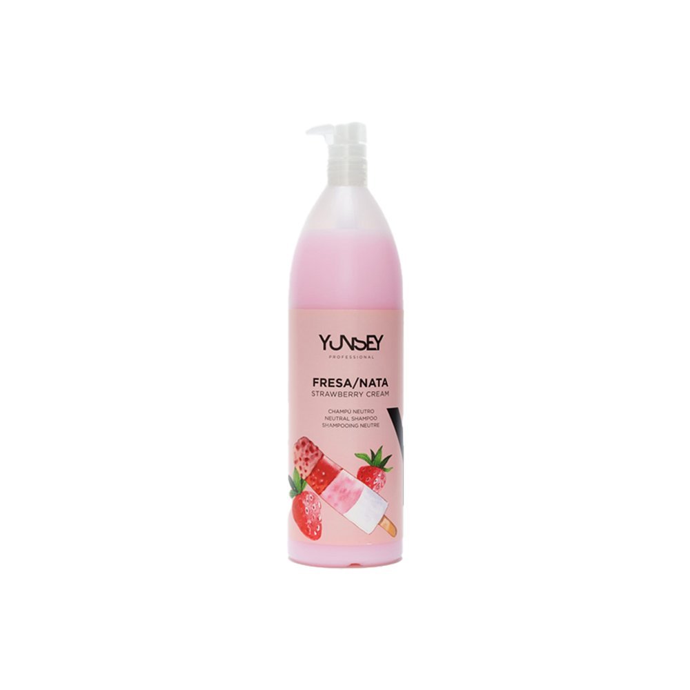 YUNSEY braškių ir grietinėlės kvapo šampūnas, 1000 ml