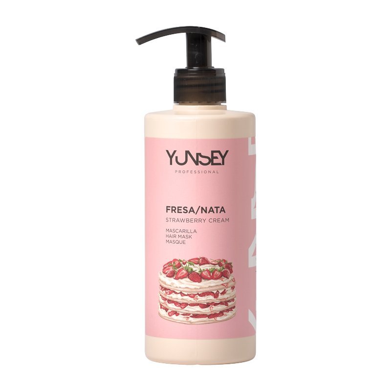 YUNSEY kaukė braškių ir grietinėlės kvapo, 400 ml