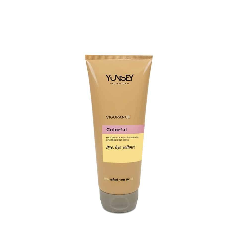 YUNSEY plaukų kaukė neutralizuojanti geltonus atspalvius NEUTRALIZING MASK BYE BYE YELLOW, 200 ml
