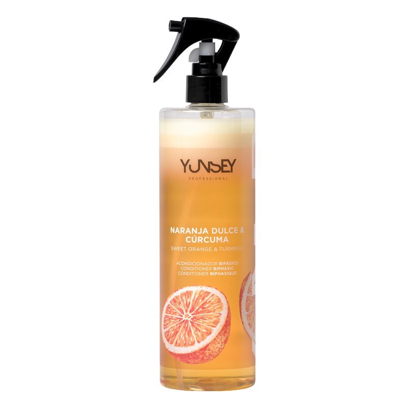 YUNSEY purškiamas dvifazis kondicionierius plaukams apelsinų aromato, 500 ml