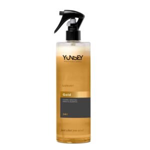 YUNSEY purškiamas dvifazis kondicionierius plaukams su 24k auksu ir keratinu, 500 ml