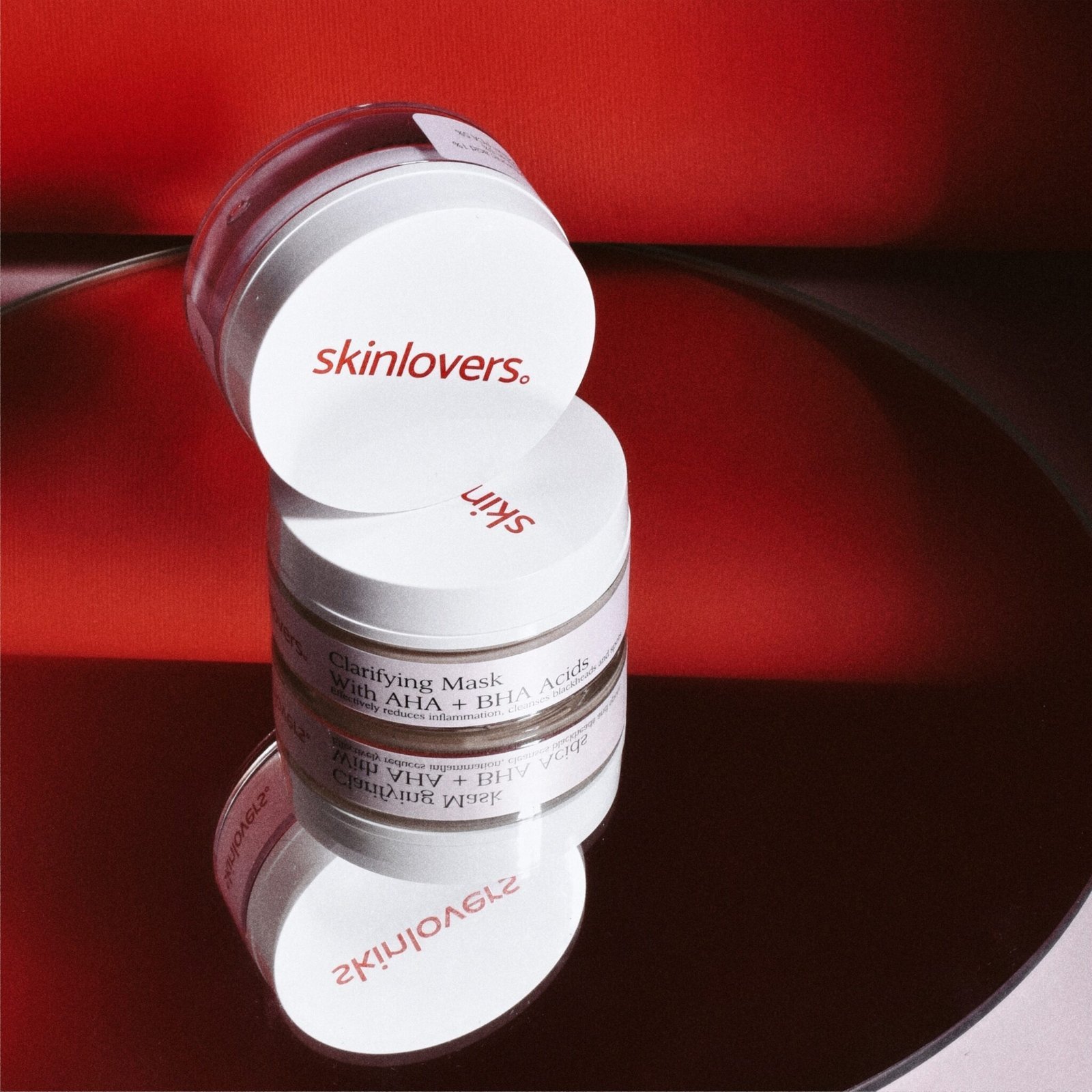 SKINLOVERS CLARIFYING MASK WITH AHA + BHA ACIDS giliai valanti kaukė su AHA + BHA rūgštimis, 50ml