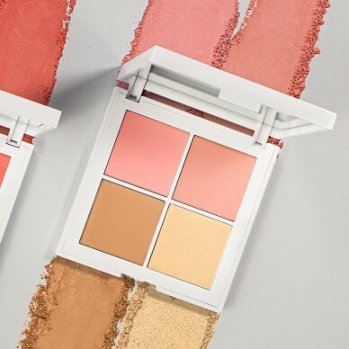 MIA MAKEUP RESET FACE PALETTE 01 PINK ATTITUDE kontūravimo paletė 15 g