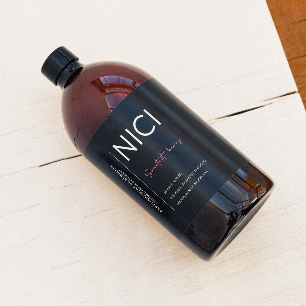 NICI parfumuotas skalbiklis SWEETEST BERRY, 1000 ml