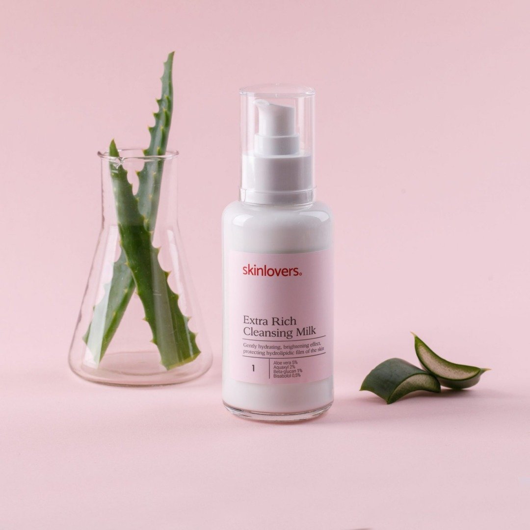 SKINLOVERS švelnus veido odos prausiklis EXTRA RICH CLEANSING MILK, 100ml