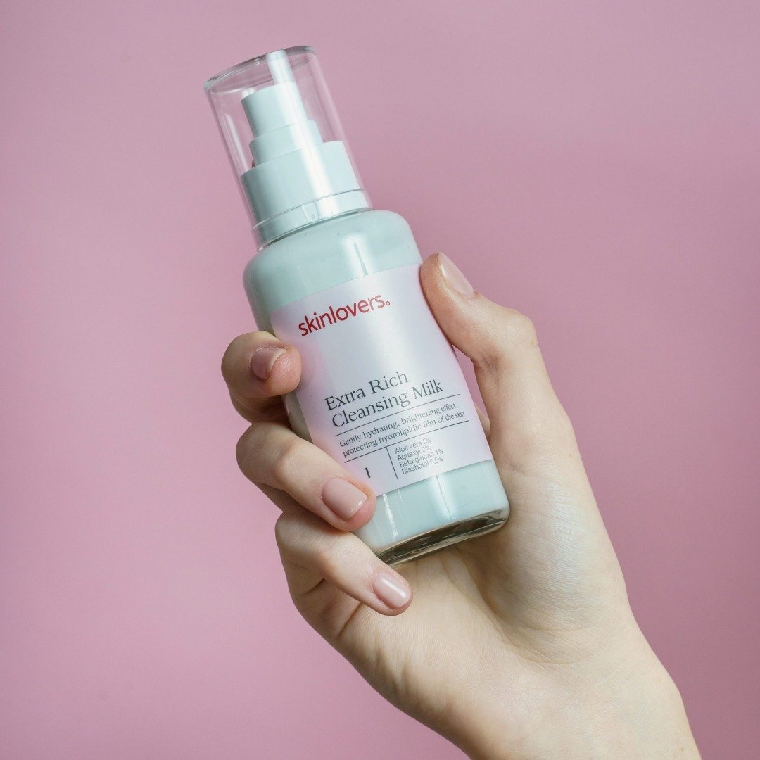 SKINLOVERS švelnus veido odos prausiklis EXTRA RICH CLEANSING MILK, 100ml