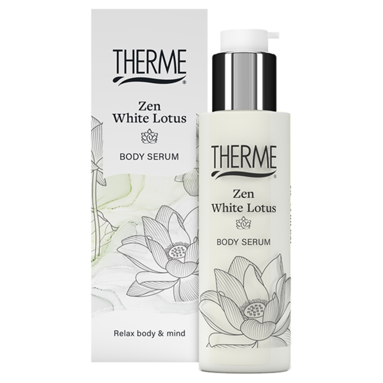 THERME Zen White Lotus kūno serumas, 125ml