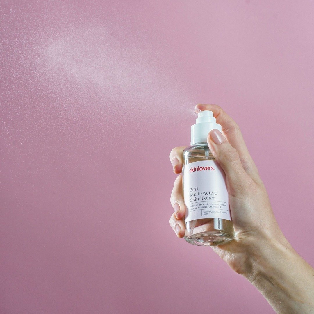 SKINLOVERS 3IN1 MULTI-ACTIVE SKIN TONER aktyviai drėkinantis veido odos tonikas su pantenoliu, 100ml