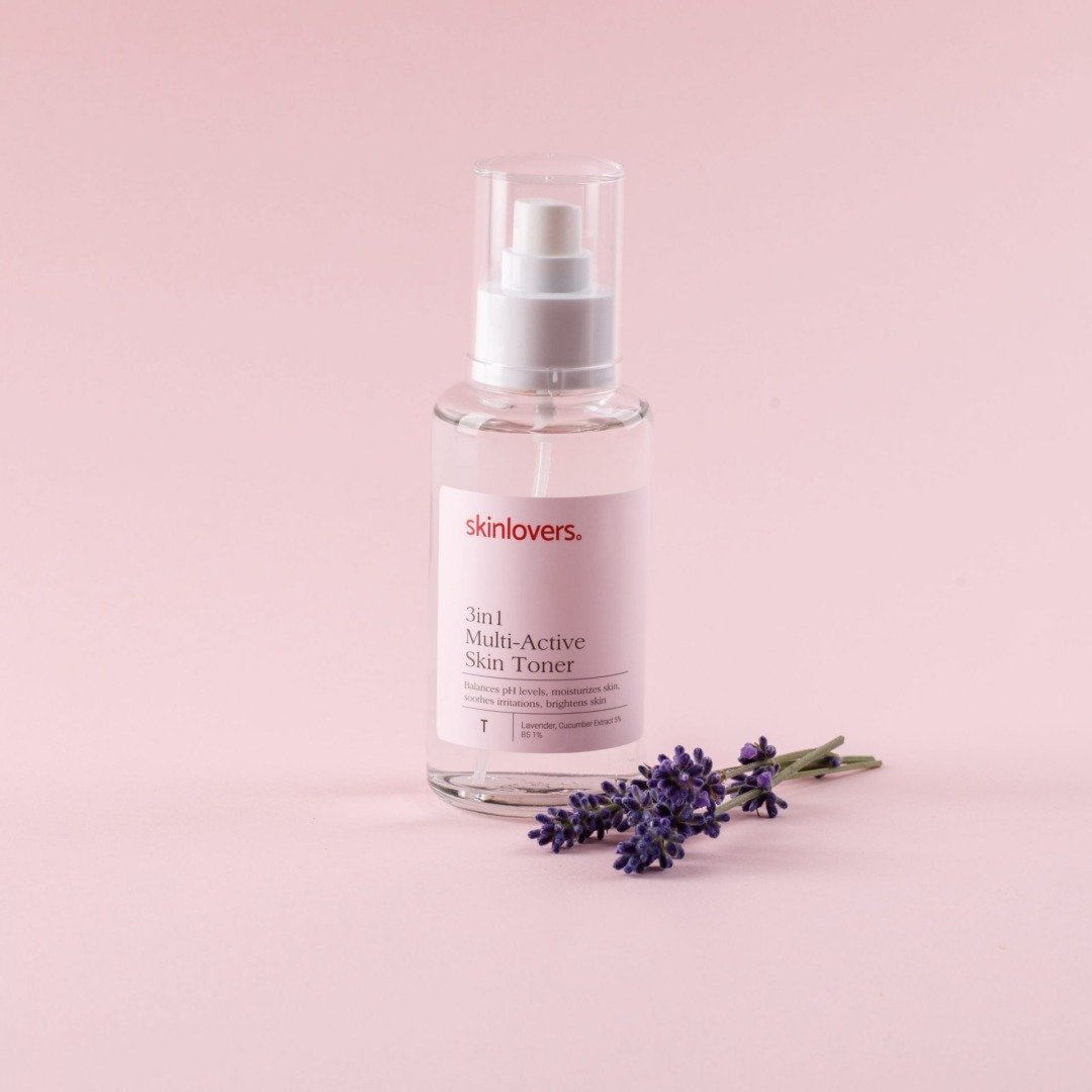 SKINLOVERS 3IN1 MULTI-ACTIVE SKIN TONER aktyviai drėkinantis veido odos tonikas su pantenoliu, 100ml