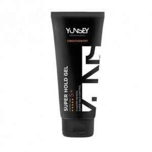 YUNSEY CREATIONYST SUPER HOLD GEL fiksuojantis plaukų gelis ypatingai stiprios fiksacijos, 200 ml