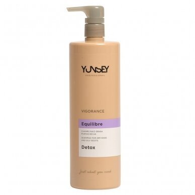 YUNSEY VIGORANCE SHAMPOO FOR DRY ENDS & OILY ROOTS šampūnas riebiems plaukams ir sausiems jų galiukams, 1000 ml